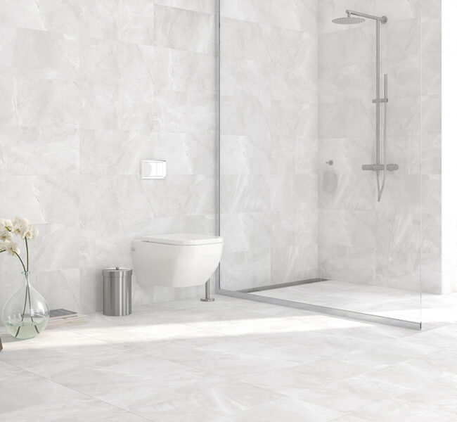 Lima Grey 12x24 Room Scene